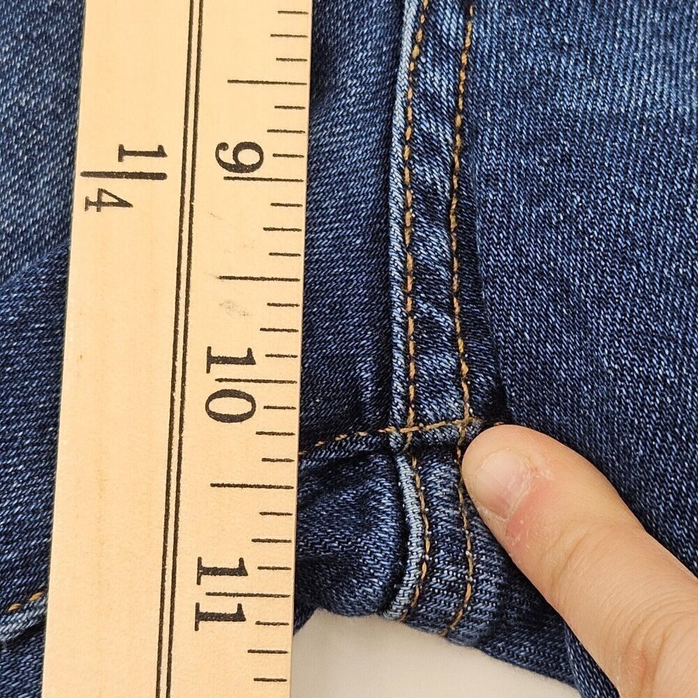 True Religion Starr High Rise Cropped Straight Leg Jeans Women’s Size 26 Ripped - Picture 12 of 13